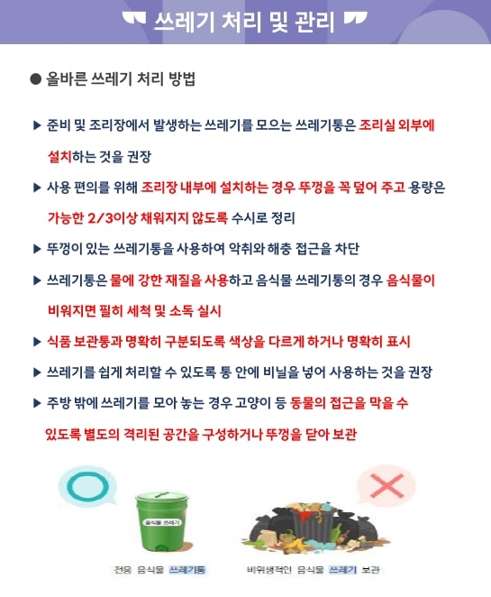 12월[위생'안전]  쓰레기 처리 및 방법