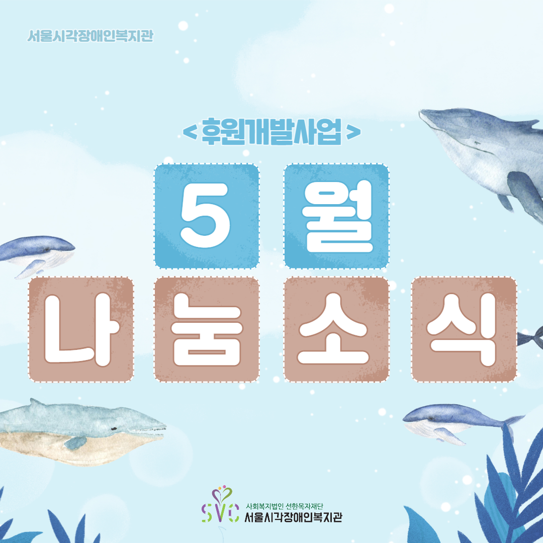 5월 후원 소식
